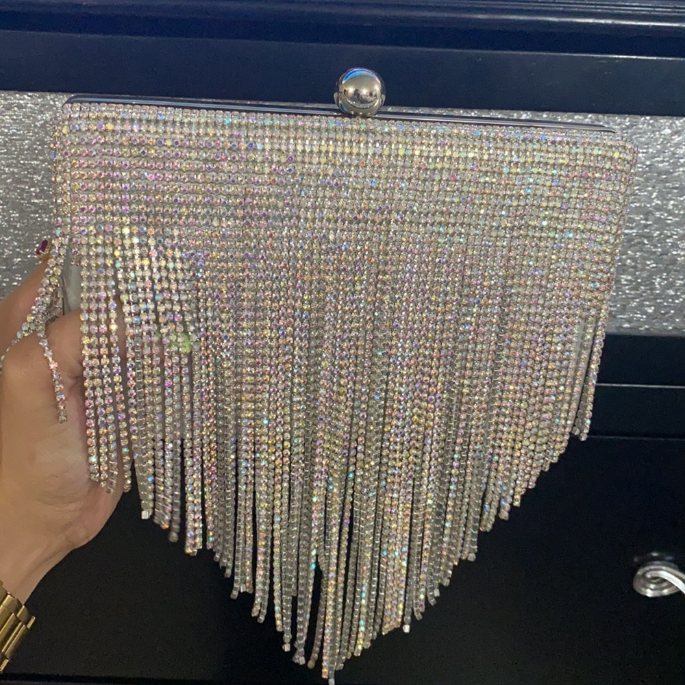Rhinestone clutch